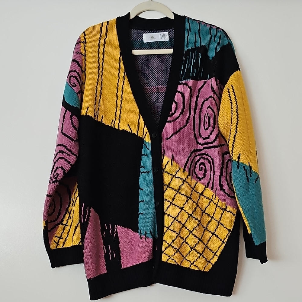Disney Women's Vibrant Patchwork Cardigan